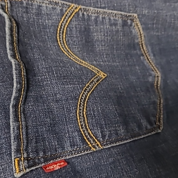 Levi plus size 24 straight leg jeans - Picture 4 of 6